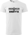 Koszulka dla Emeryta Awansowałem na emeryta kolor biały