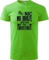 Koszulka dla Emeryta Nic nie muszę kolor green apple