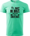 Koszulka dla Emeryta Nic nie muszę kolor mięta