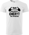 Koszulka dla Emeryta Tak wygląda najlepszy emeryt kolor biały