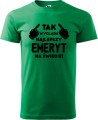 Koszulka dla Emeryta Tak wygląda najlepszy emeryt kolor zieleń trawy