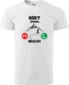 Koszulka w góry męska góry dzwonią muszę kolor biały