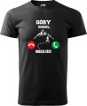 Koszulka w góry męska góry dzwonią muszę kolor czarny
