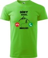 Koszulka w góry męska góry dzwonią muszę kolor green apple