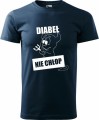 Koszulka na dzień chłopaka Diabeł nie chłop kolor ciemno granatowy.jpg