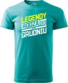 Koszulki z miesiącem urodzenia męskie legendy rodzą się w kolor szmaragdowy
