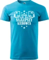 Koszulka dla kierowcy tira Tak wygląda najlepszy kierowca na świecie kolor turkusowy