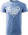 Koszulka dla kierowcy tira Tak wygląda najlepszy kierowca na świecie kolor błękitny