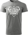 Koszulka dla kierowcy tira Tak wygląda najlepszy kierowca na świecie kolor szary