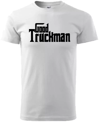 Koszulka dla kierowcy ciężarówki Good Truckman kolor biały