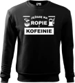 Bluza dla kierowcy TIRa jeżdżę na ropie i kofeinie kolor czarny