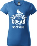 Koszulka dla emerytki - Emeryt jak gołąb, sra na wszystko