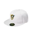 Czapka Górnik Wałbrzych prosty daszek unisex kolor biały 01
