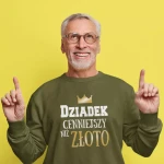Bluza dla dziadka - Dziadek Cenniejszy niż Złoto