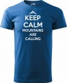 Keep Calm mountains are calling męska koszulka w góry prezent Aradena lazur.jpg