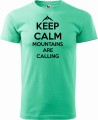 Keep Calm mountains are calling męska koszulka w góry prezent Aradena mięta.jpg
