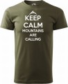 Keep Calm mountains are calling męska koszulka w góry prezent Aradena military.jpg
