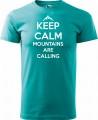 Keep Calm mountains are calling męska koszulka w góry prezent Aradena szmaragd.jpg
