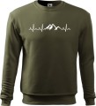 Bluza męska dla miłośnika gór EKG Góry kolor militarny Aradena.pl