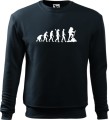 Bluza z motywem gór Ewolucja Góry kolor ciemno granatowy Aradena.pl.jpg