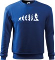 Bluza z motywem gór Ewolucja Góry kolor chabrowy Aradena.pl.jpg