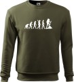Bluza z motywem gór Ewolucja Góry kolor militarny Aradena.pl.jpg