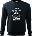 Bluza w góry męska Lubie w życiu mieć pod górę kolor ciemny granat Aradena.pl.jpg