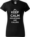 Koszulka dla miłośników gór Keep calm mountains are calling kolor czarny Aradena.pl.jpg