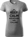 Koszulka dla miłośników gór Keep calm mountains are calling kolor szary Aradena.pl.jpg