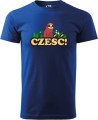 Koszulka męska w góry nadruk Cześć kolor chaber Aradena.pl.jpg