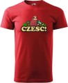 Koszulka męska w góry nadruk Cześć kolor czerwony Aradena.pl.jpg