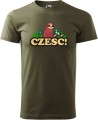 Koszulka męska w góry nadruk Cześć kolor militarny Aradena.pl.jpg
