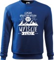 Bluza męska w góry nadruk Czasem najlepszym wyjściem jest wyjście w góry kolor chaber Aradena.pl.jpg
