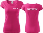 Koszulki z napisem Dietetyk 03 PURE