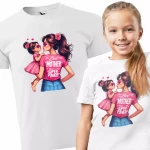 Koszulka dziecięca Best Mother what is my super Power