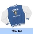 Bluza kurtka Jacket Górnik Wałbrzych Tył Górnik Herb dla kibica koszykarskiego Górnika Wałbrzych
