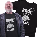 Koszulka Męska - Król Garażu