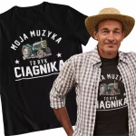 Koszulka dla rolnika - Moja muzyka to ryk ciągnika