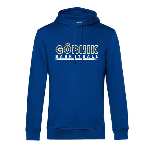 Bluza z kapturem Górnik Basketball kolor niebieski