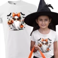 Koszulka dziecięca na Halloween uroczy duszek