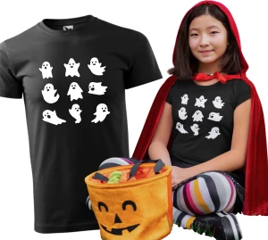 Koszulka dziecięca Halloween DUSZKI