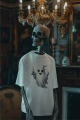 Koszulka męska t-shirt kolor biały nadruk Duszek AlleKoszulki Halloween Koszulki z nadrukiem.jpg