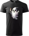 Koszulka męska t-shirt kolor czarny nadruk Duszki AlleKoszulki Halloween Koszulki z nadrukiem.jpg