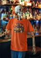 Koszulka męska t-shirt kolor pomarańczowy nadruk Dynia Kociołek AlleKoszulki Halloween Koszulki z nadrukiem.jpg