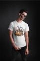 Koszulka męska t-shirt kolor biały nadruk Dynia Kociołek AlleKoszulki Halloween Koszulki z nadrukiem.jpg