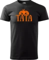 Koszulka męska t-shirt kolor czarny nadruk Tata Dynia AlleKoszulki Halloween Koszulki z nadrukiem.jpg