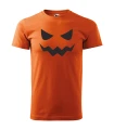 Męska koszulka halloween z nadrukiem minki groźnej dyni w różnych kolorach