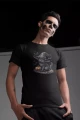 Koszulka męska t-shirt kolor czarny nadruk Magiczny Kot AlleKoszulki Halloween Koszulki z nadrukiem.jpg