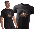 Koszulka męska t-shirt kolor czarny nadruk Magiczne Drzewo AlleKoszulki Halloween Koszulki z nadrukiem.jpg