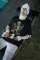Koszulka męska t-shirt kolor czarny nadruk MUMIA AlleKoszulki Halloween Koszulki z nadrukiem.jpg